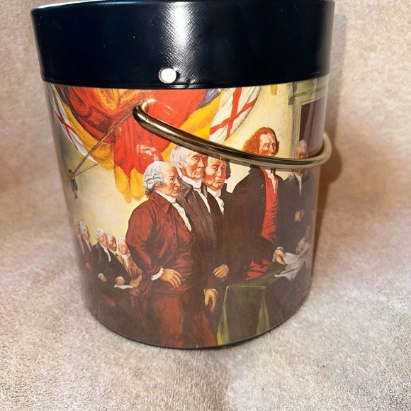 Vintage Thermo-Serv West Bend Ice Bucket Declaration of Independence - Picture 2 of 13